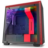 NZXT H700i - ATX Mid-Tower PC Gaming Case - CAM-Powered Smart Device - RGB and Fan Control - Tempered Glass Panel - Enhanced Cable Management System  Water-Cooling Ready - BlackR