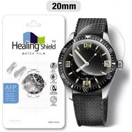 Smartwatch Screen Protector Film 20mm for Healing Shield AFP Flat Wrist Watch Analog Watch Glass Screen Protection Film (20mm) [3PACK]