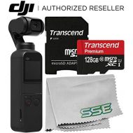 [아마존베스트]DJI Osmo Pocket Gimbal with Transcend Premium 128GB microSDXC Memory Card Bundle