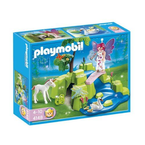 플레이모빌 PLAYMOBIL Playmobil 4148 Fairy Garden with Unicorn Compact Set