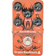Aural Dream Organ Synthesis A Guitar Effects Pedal with Rock,Bluse,Reggae and Rockband organ including Rotary Speaker similar B3 organ effect,True Bypass
