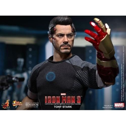 핫토이즈 Hot Toys Iron Man 3 Movie Masterpiece Tony Stark Collectible Figure
