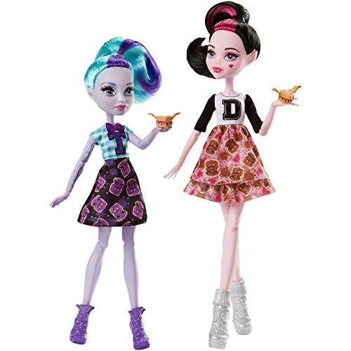  MH Monster High School Spirit 2 Pack Draculaura and Twyla Doll