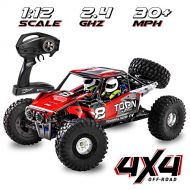 1:12 Scale Fast RC Car Off/On Road 4x4 30+ MPH (50 km/h) High Speed Vehicle 2.4GHz Radio Remote Control Buggy, Delivers Hours of Action-Packed Driving & Racing All Kinds of Extreme