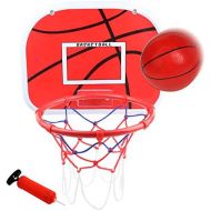 [아마존베스트]Over The Door Basketball Hoop (15”x11.5”) Mini Wall Basketball Backboard Rim Goal Indoor Toys Set for Toddlers Kids Child Youth Boys Girls Office Sport Toys with Ball Pump Gift for
