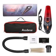 Audew Car Vacuum Cleaner -5500PA High Power Hand Vac - Portable Handheld Vacuum Cleaner - Wet Dry Car Vacuum with LED Light for Car Quick Cleaning