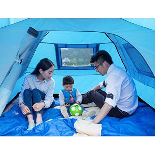  Amio Outdoor-Produkte 3-4 Personen Familie Freizeit doppelt regendicht Camping Skelett Fruehling
