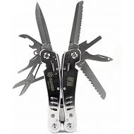 OutdoorCrazyShopping Outdoor Portable Survival Knife Pockets Camping Multi-function Pliers Multi Tools Safety Lock