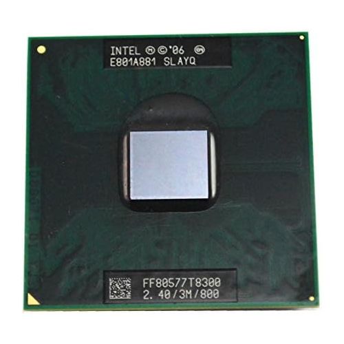  Intel Core2 DUO T8300 SLAPA SLAYQ Mobile CPU Processor Socket P 2.4GHz 3MB 800MHz