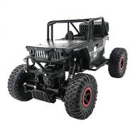 Gbell 1:18 RC Off-Road Vehicle Climber Truck Racing Car, 2.4Ghz 4WD High Speed Alloy Pickup Monster Car Buggy Kit Toy Birthday for Boys Kids 6-15 Years Old (Black)