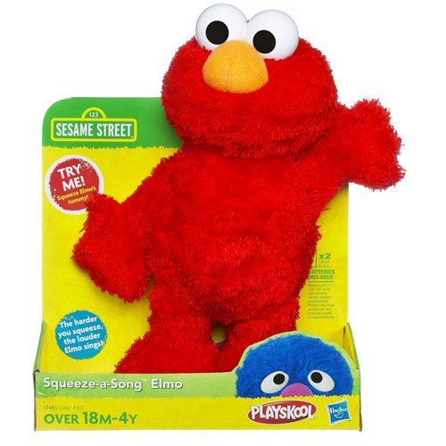  Playskool 653569598473 Sessame Street Squeeze-A-Song Elmo