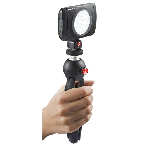  Manfrotto LUMIMUSE 8 LED Light and Accessories - Black
