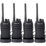 Retevis RT21 Walkie Talkies Rechargeable 16 Channels FRS License-Free 2 Way Radios( 4 Pack)