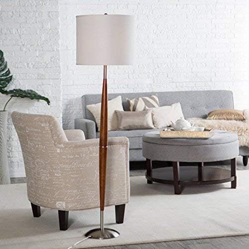  Adesso 3341-13 Hudson Floor Lamp, One size, Dark Maple