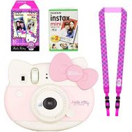 Fujifilm Instax Mini Hello Kitty Instant Camera Set with Instax Mini Film, Include Twin Pack (20 Shoots) ,Hello Kitty Film (10 Shoots), Shoulder Strap
