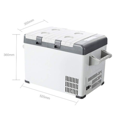  Xiejuanjuan Cooler and Warmer Fridge Portable Cooler Fridge 45W 12V Electric Powered Freezer 25 Liter (Color, Size : 525355360mm)