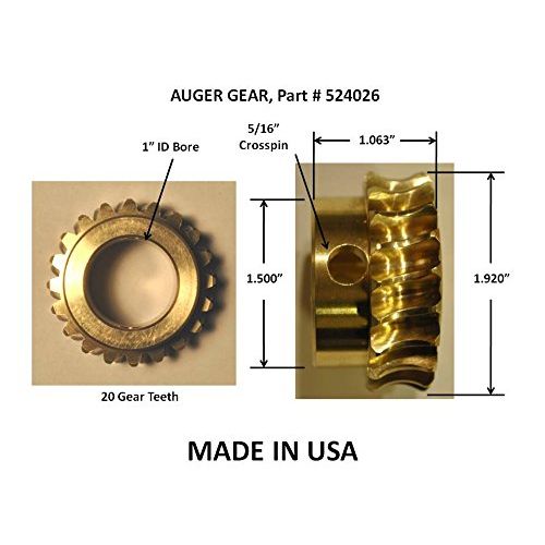  Ariens Worm Gear Bushing Pin Rebuild Kit 524026 MADE IN USA