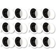 Theater Solutions CS4C in Ceiling Surround Sound Home Theater 6 Pair Pack 6CS4C