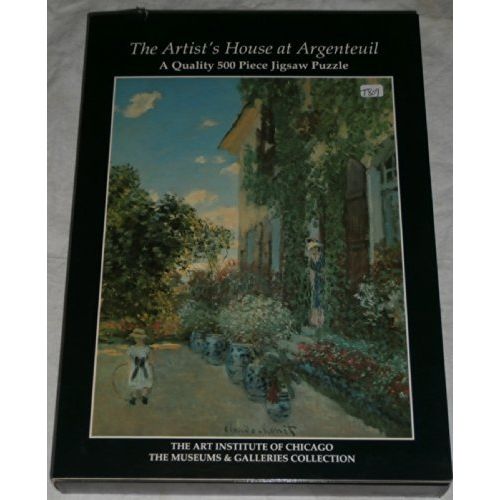  The Artists House at Argenteuil jigsaw puzzle 500 pieces by Jigsaws for the Bookshelf