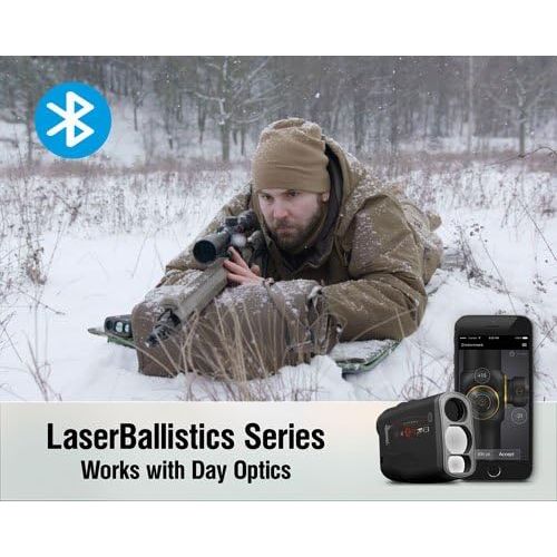  ATN Laser Ballistics 1500 Smart Laser Rangefinder wBluetooth, Device Works with Mil and MOA scopes Using Ballistic Calculator App