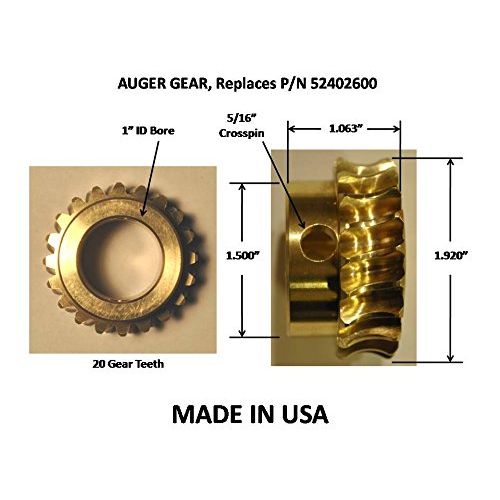  DTM Ariens Worm Gear & Pin 52402600 524026 MADE IN USA