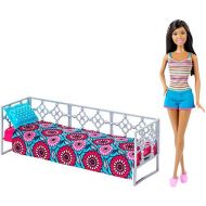 Barbie Doll & Bedroom Playset, Brunette