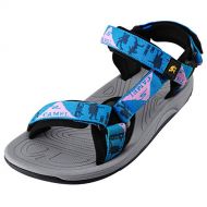 [아마존핫딜]CAMEL CROWN Sandalen Damen Sport Sandalen Flach Trekking & Wandersandalen Strand Sandalen rutschfest Verschleissfest Strandschuhe Sport-& Outdoor Sandalen