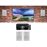 Technical Pro DV4000 4000w Home Theater DVD Receiver+(4) 5.25 White Speakers