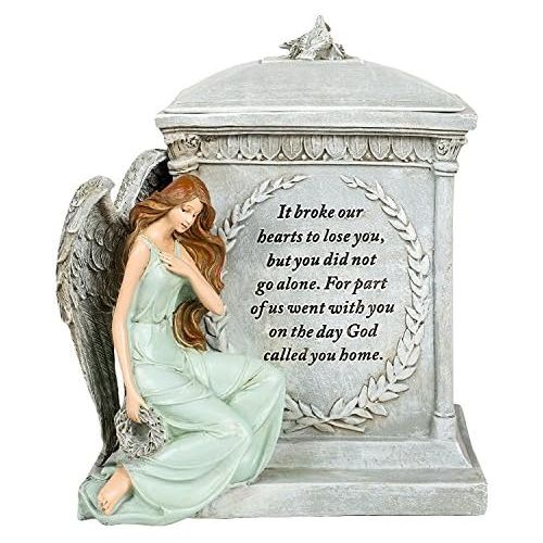 로만 Roman 48476 8.5 Inch Height Memorial Urn Forever with the Angels