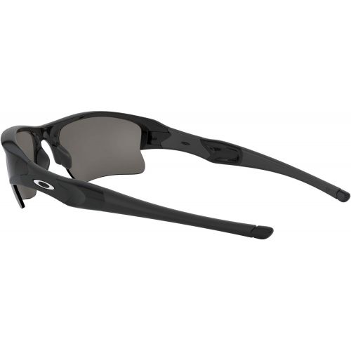 오클리 [아마존베스트]Oakley Mens OO9009 Flak Jacket XLJ Rectangular Sunglasses