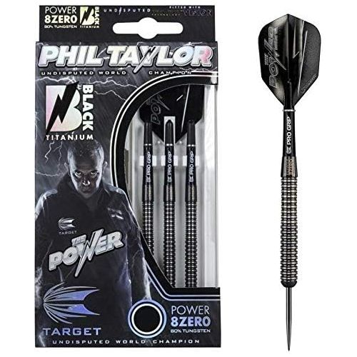  Target Darts Phil Taylor Power 8Zero Titanium Steel Tip Darts