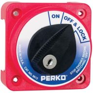 Perko 9612DP Compact Medium Duty Main Battery Disconnect Switch wKey Lock