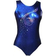 Look-It Activewear Sparkle Midnight Blue Leotard Gymnastics and Dance for girls and women