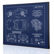 Engraved Blueprint Art LLC Dodge Viper GTS Blueprint Artwork-Laser Marked & Personalized-The Perfect Dodge Gifts