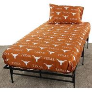 College Covers Texas Longhorns Printed Sheet Set - Solid