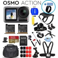 [아마존베스트]DJI Osmo Action 4K Camera 3 Battery All You Need Bundle Includes 32 GB microSDHC, Head and Chest Strap, Dog Harness, Selfie Stick, Gadget Bag and Much More