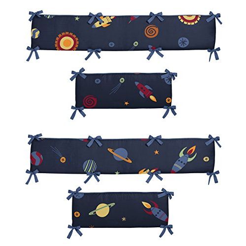  Sweet Jojo Designs Space Galaxy Collection Crib Bumper