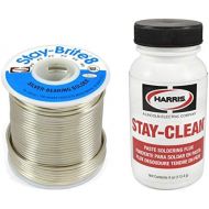 Harris Solder Kit SB861 & SCPF4 - Stay-Brite #8 Silver Bearing Solder with Flux