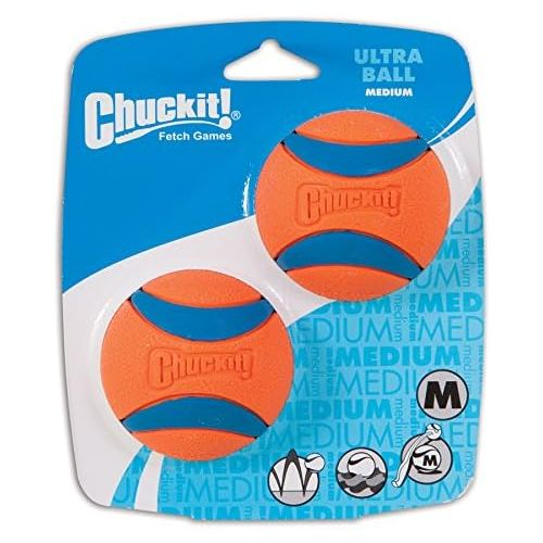  ChuckIt! Ultra Ball, Medium (2.5 Inch) 2 Pack