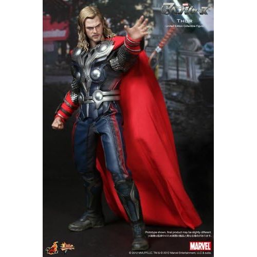 핫토이즈 Hot ToysMovie Masterpiece - 16 Scale Fully Poseable Figure: The Avengers - Thor