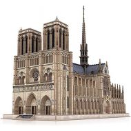 [아마존베스트]CubicFun 3D French Puzzles Large Cathedral Architecture Church Building Model Craft Kits Toys Interesting and Challenge for Adults as Hobbies Gifts, Notre Dame de Paris