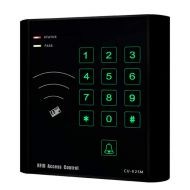 HWMATE RFID 13.56MHz IC Proximity Card Reader Stand-Alone Wiegand 26 Touch Password Keypad for Door Access Control System