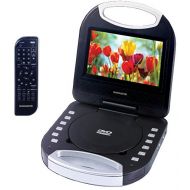 Magnavox MTFT750-BL Blue 7 Inch Portable DVD Player With Remote Control, And Car Adapter, TFT Screen, CD Player