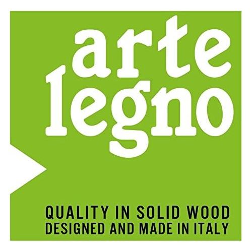  Arte Legno Artelegno Solid Beech Wood Large Cutting Board, Luxurious Italian Siena Collection by Master Craftsmen, Ecofriendly, Natural Finish