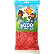 [아마존베스트]Perler Beads Fuse Beads for Crafts, 6000pcs, Red