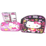 Hello Kitty Large Backpack with Lunch Bag and Journal Set
