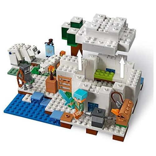  [아마존 핫딜]  [아마존핫딜]LEGO Minecraft 21142 The Polar Igloo, Minifiguren und Spielzeug