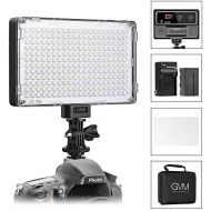 [아마존 핫딜]  [아마존핫딜]GVM Great Video Maker GVM RGB LED Camera Light Full Color Output Video Lights with APP Control CRI97 Dimmable 3200K-5600K Light Panel for YouTube DSLR Camera Camcorder Photo Lighting, with Battery, Filt