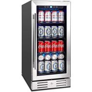 Kalamera 15” Beverage cooler 96 can built-in Single Zone Touch Control