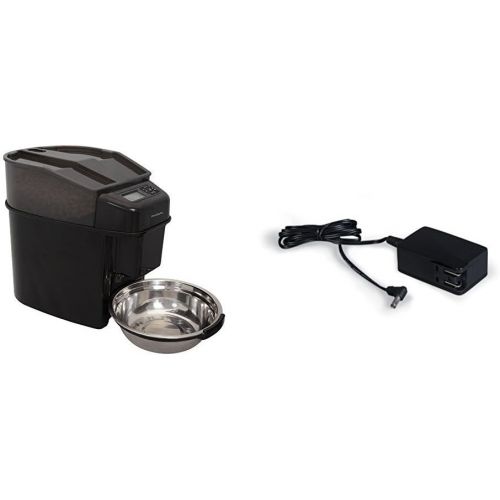  PetSafe Healthy Pet Simply Feed Automatic Cat and Dog Feeder with Stainless Steel Bowl, Holds Dry Cat and Dog Food